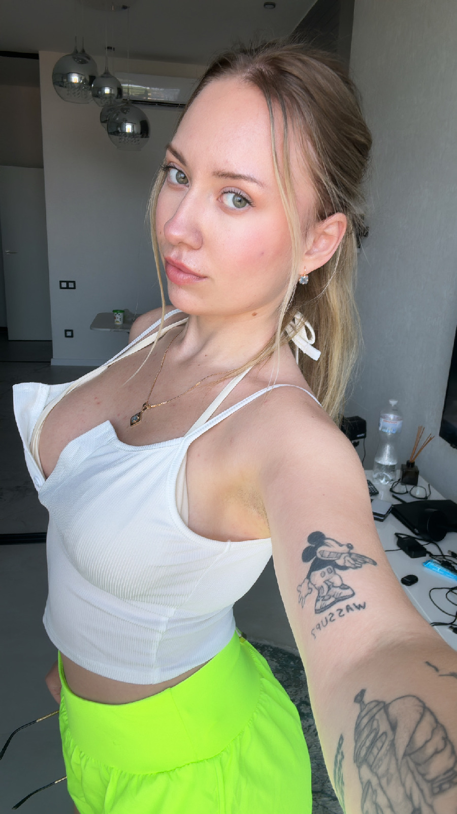 KateV in her underwear in Lusaka