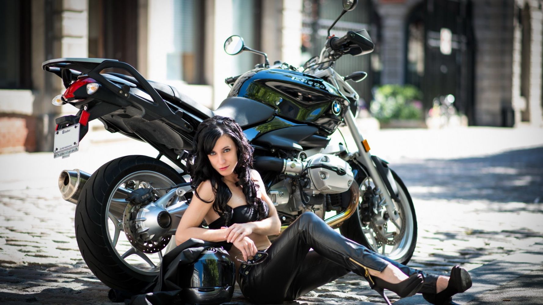 European women on bikes in Lusaka