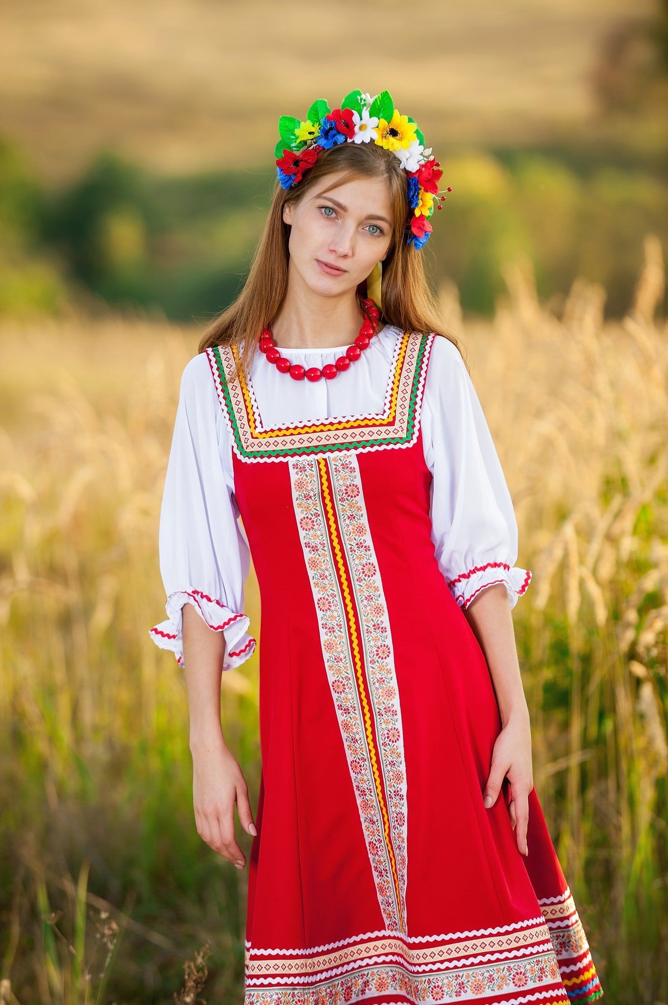Women in Slavic costumes in Lusaka
