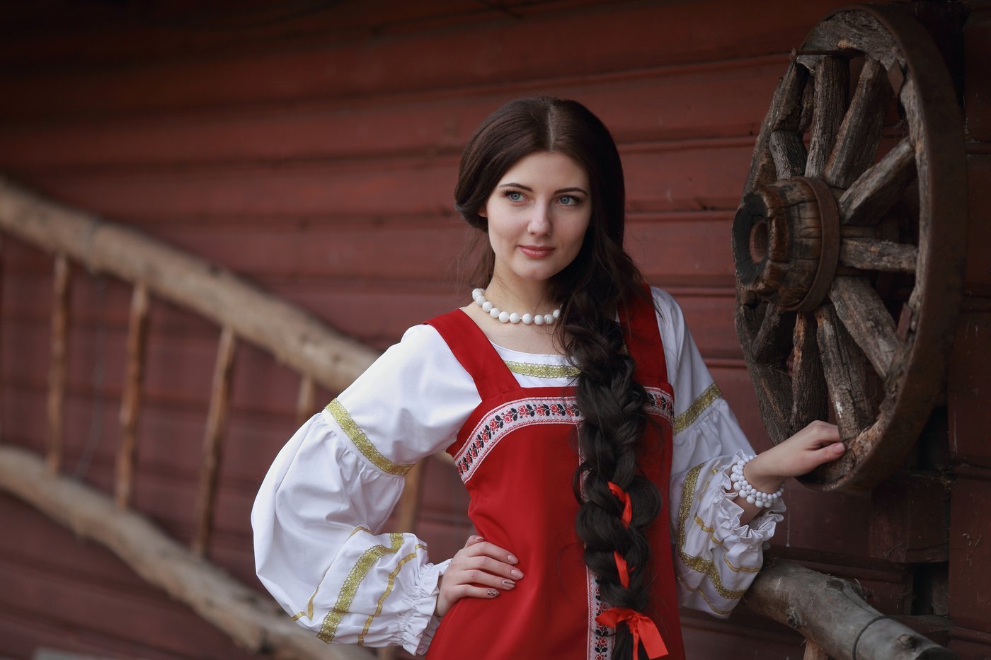 Girls in Slavic costumes in Lusaka