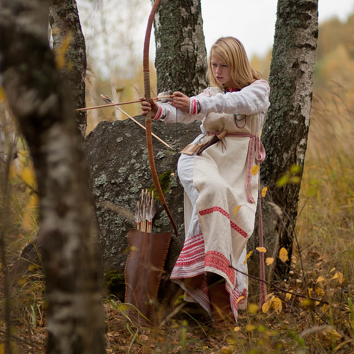 Sexy photo Girls in Slavic costumes in Lusaka