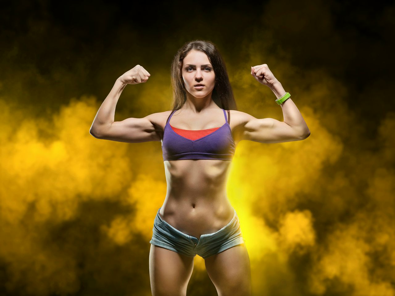 Athletic girls in Lusaka